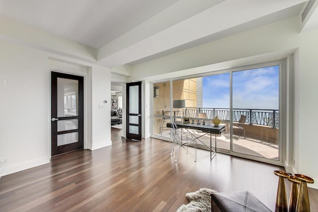 800 N Michigan Ave Unit 4801, Chicago, IL 60611 - empty room featuring wood finished floors and baseboards