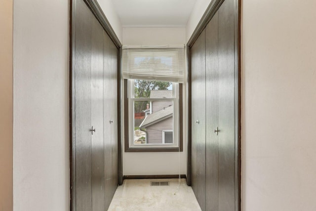 143 Hesterman Dr, Glendale Heights, IL 60139 - hall featuring light colored carpet and baseboards