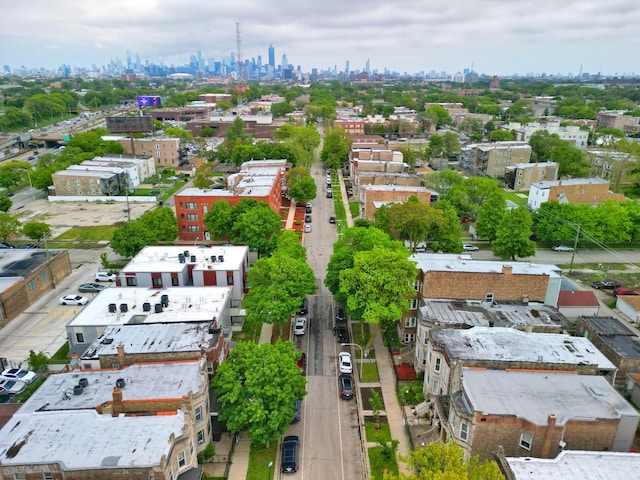 3316 W Flournoy St, Chicago, IL 60624 - drone / aerial view of skyline