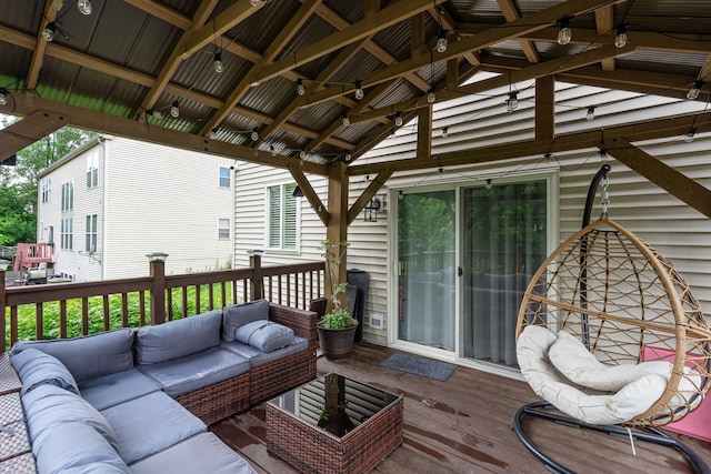 24723 W Champion Dr, Plainfield, IL 60585 - deck with outdoor lounge area