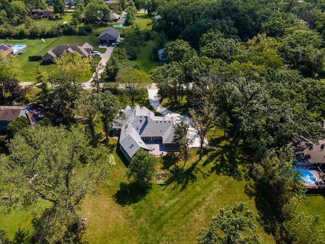 14240 W Forest Dr, Lake Forest, IL 60045 - aerial view of property and surrounding area