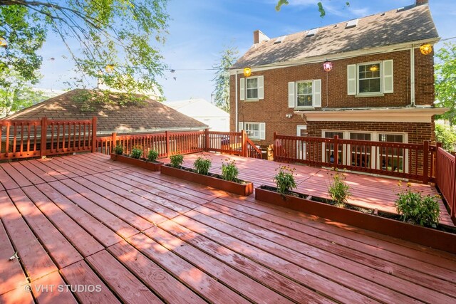 11200 S Longwood Dr, Chicago, IL 60643 - view of wooden deck