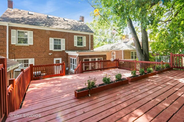 11200 S Longwood Dr, Chicago, IL 60643 - view of wooden deck