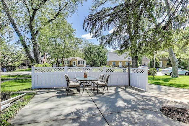 266 S Warrington Rd, Des Plaines, IL 60016 - view of patio / terrace featuring outdoor dining space