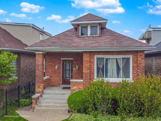 1508 N Massasoit Ave, Chicago, IL 60651 - view of front facade with covered porch and brick siding