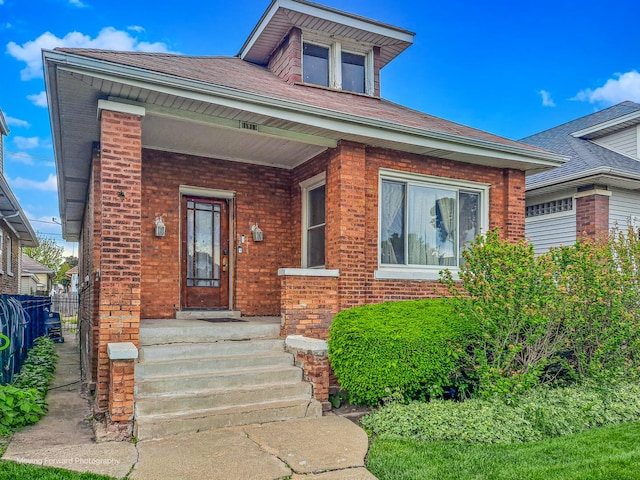 1508 N Massasoit Ave, Chicago, IL 60651 - view of front of home with brick siding and roof with shingles