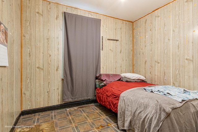 1508 N Massasoit Ave, Chicago, IL 60651 - bedroom featuring wood walls