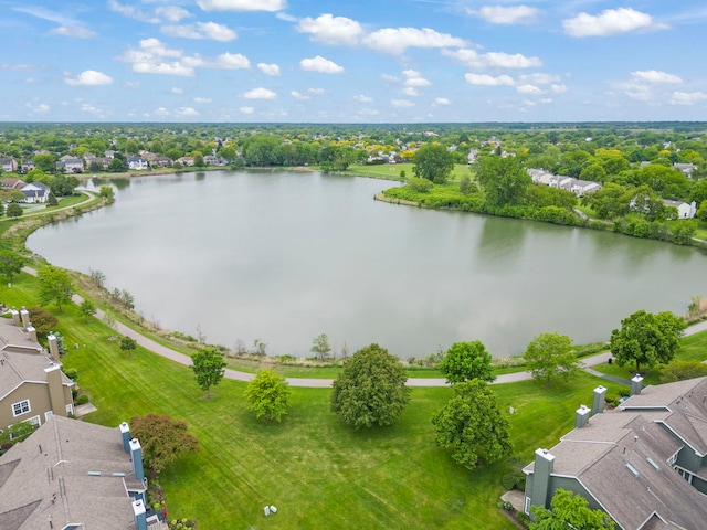 1322 Coldspring Rd, Carol Stream, IL 60188 - aerial perspective of suburban area featuring a large body of water
