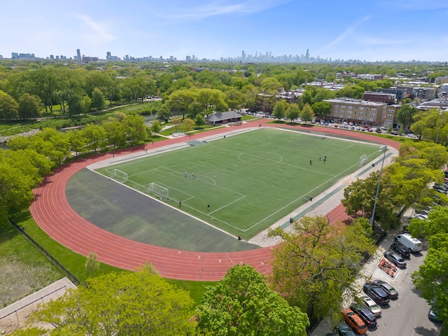 5054 N Troy St Unit 3, Chicago, IL 60625 - aerial view of city skyline