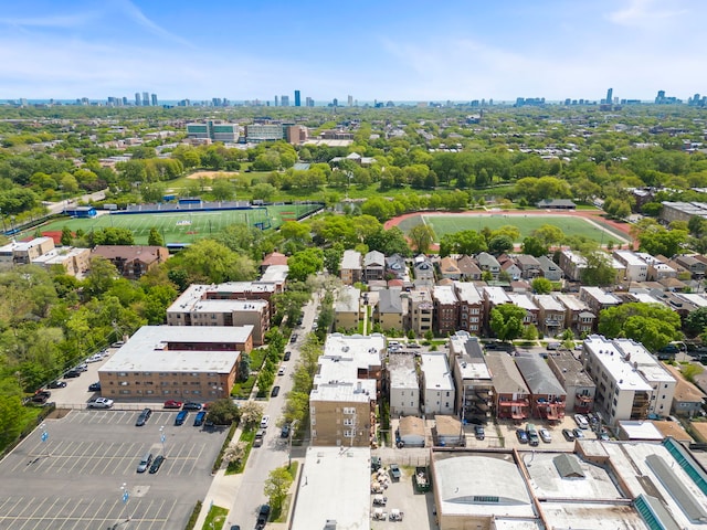 5054 N Troy St Unit 3, Chicago, IL 60625 - bird's eye view of skyline and a tree filled landscape