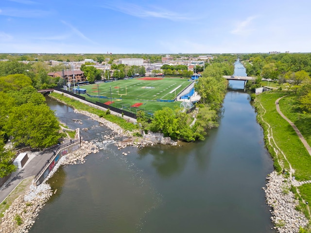 5054 N Troy St Unit 3, Chicago, IL 60625 - drone / aerial view of a nearby body of water