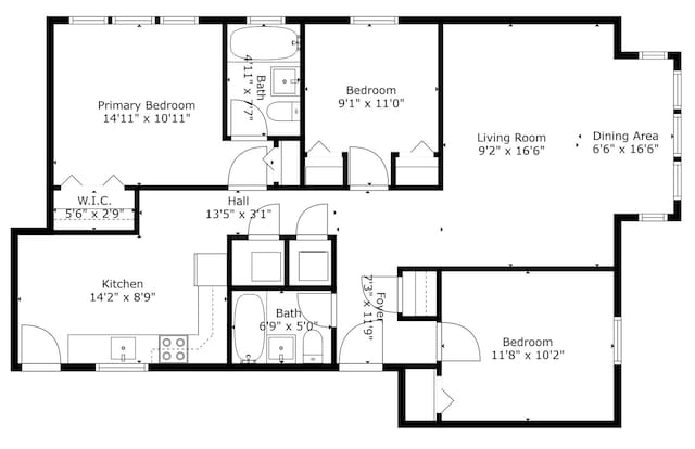 5054 N Troy St Unit 3, Chicago, IL 60625 - room layout
