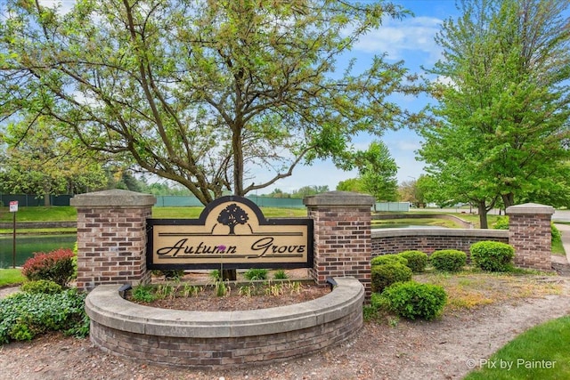 2552 Autumn Grove Ct, Aurora, IL 60504 - view of community sign