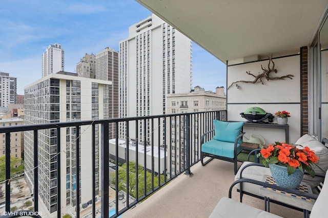 71 E Division St Unit 1606, Chicago, IL 60610 - balcony featuring a view of city
