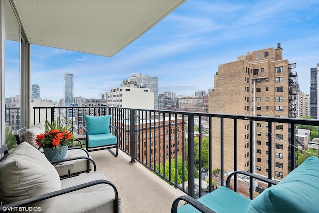 71 E Division St Unit 1606, Chicago, IL 60610 - balcony featuring a view of skyline