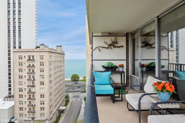 71 E Division St Unit 1606, Chicago, IL 60610 - balcony with a water view