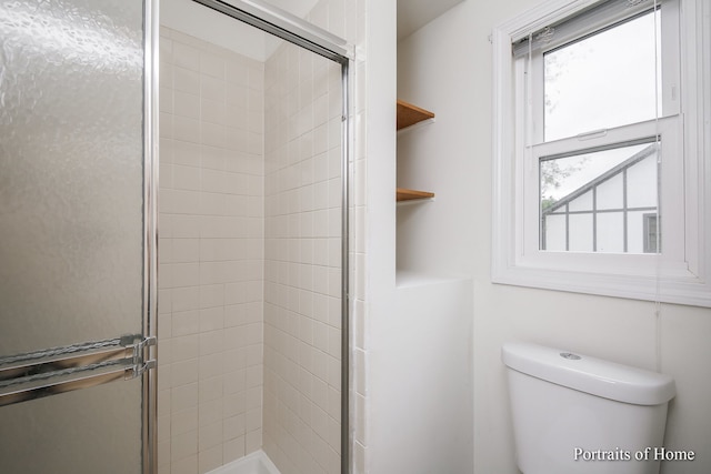 2755 Newport Dr, Naperville, IL 60565 - bathroom featuring a shower stall and toilet