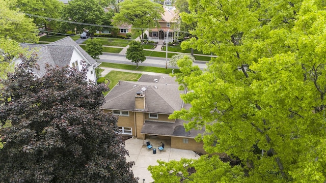 1134 N Dunton Ave, Arlington Heights, IL 60004 - aerial view of property and surrounding area