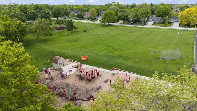 1134 N Dunton Ave, Arlington Heights, IL 60004 - aerial view