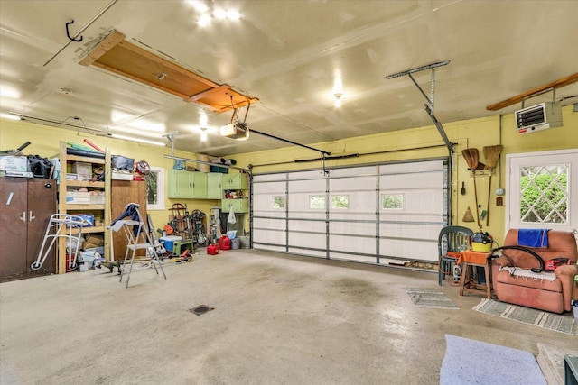 2385 County Road 1550, Saint Joseph, IL 61873 - garage with a garage door opener and a heating unit