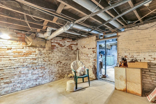 2385 County Road 1550, Saint Joseph, IL 61873 - view of unfinished basement