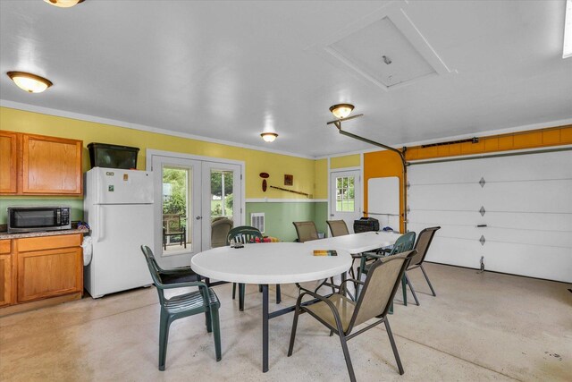 2385 County Road 1550, Saint Joseph, IL 61873 - dining area with french doors