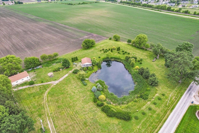 2385 County Road 1550, Saint Joseph, IL 61873 - overview of rural landscape featuring a nearby body of water