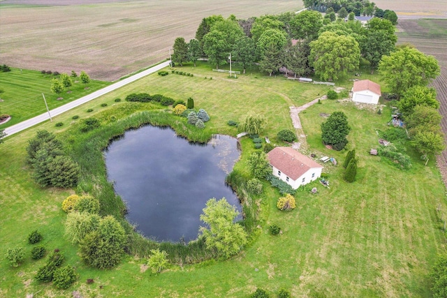 2385 County Road 1550, Saint Joseph, IL 61873 - aerial view of property and surrounding area featuring rural landscape and a large body of water