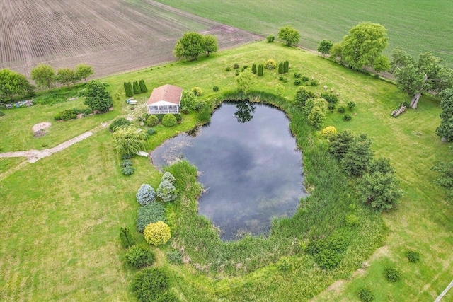 2385 County Road 1550, Saint Joseph, IL 61873 - overview of rural landscape featuring a large body of water