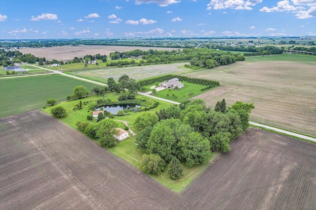 2385 County Road 1550, Saint Joseph, IL 61873 - aerial view of sparsely populated area with large plots for crops