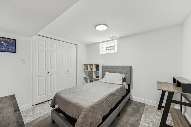 6200 N Overhill Ave, Chicago, IL 60631 - bedroom featuring a closet and baseboards
