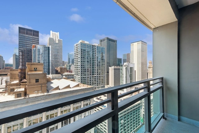 130 N Garland Ct Unit 2406, Chicago, IL 60602 - balcony featuring a skyline view