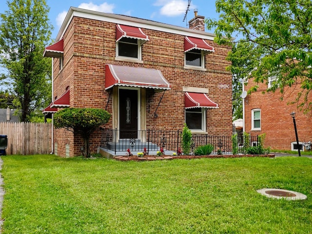 2640 Westbrook Dr, Franklin Park, IL 60131 - view of front of home featuring a chimney and brick siding