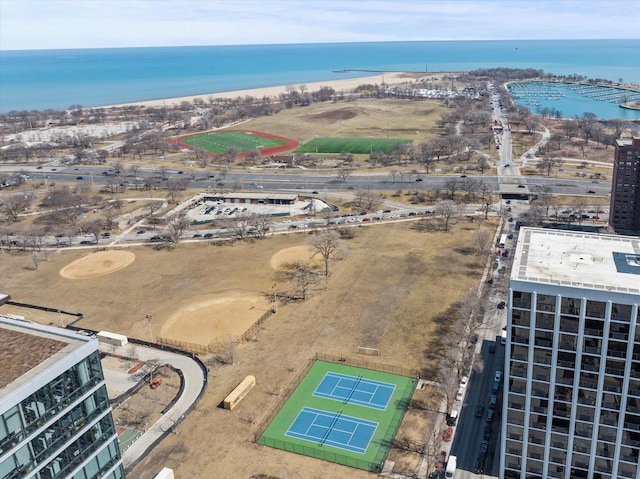 4343 N Clarendon Ave Unit 1301, Chicago, IL 60613 - drone / aerial view of a nearby body of water