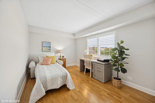 17 N Madison Ave Unit 4, La Grange, IL 60525 - bedroom featuring light wood-type flooring and baseboards
