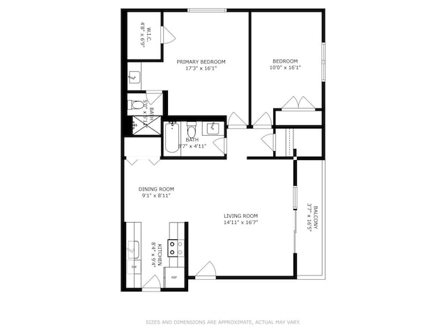 17 N Madison Ave Unit 4, La Grange, IL 60525 - property floor plan