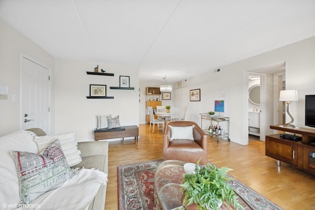 17 N Madison Ave Unit 4, La Grange, IL 60525 - living area featuring light wood-type flooring