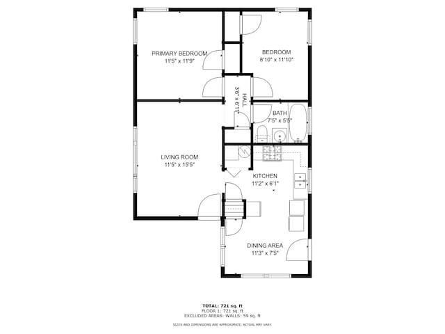 1720 Rogers Ave, Mchenry, IL 60050 - floor plan / room layout