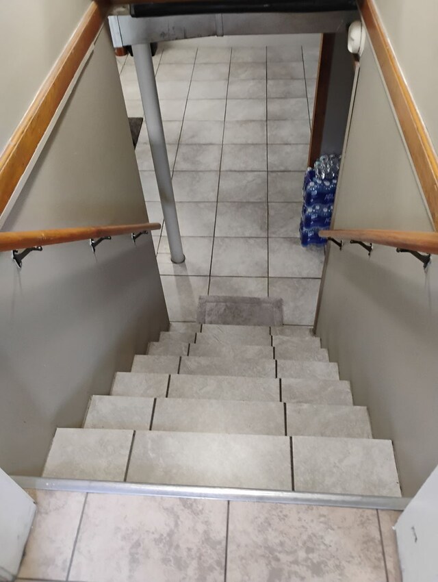 1424 Jerele Ave, Berkeley, IL 60163 - staircase featuring tile patterned flooring