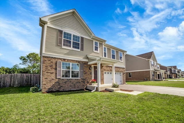 1651 Glenbrooke Ln, New Lenox, IL 60451 - view of front of house featuring concrete driveway, brick siding, and an attached garage