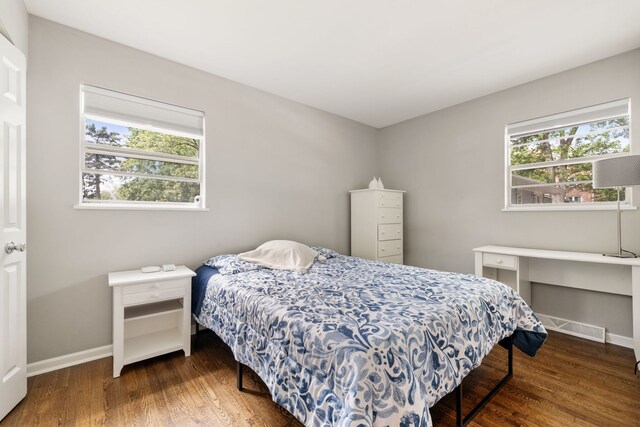 300 N 3rd St, Elburn, IL 60119 - bedroom featuring wood finished floors and baseboards
