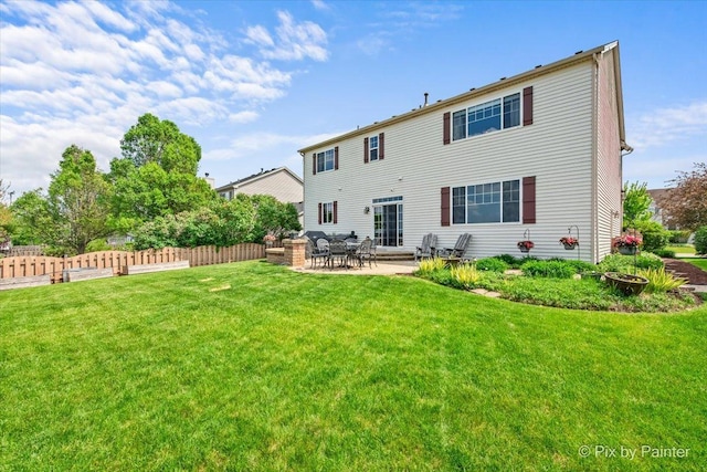 195 E Clover Ave, Cortland, IL 60112 - back of house featuring a patio area