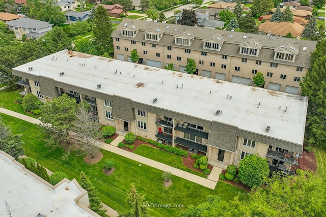 7811 W 157th St Unit 2N, Orland Park, IL 60462 - aerial perspective of suburban area