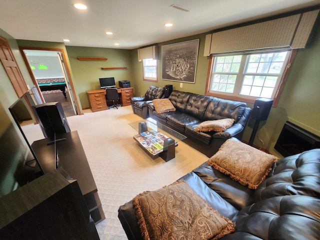 271 E Cleburne Ave, Bartlett, IL 60103 - living area with a desk and recessed lighting