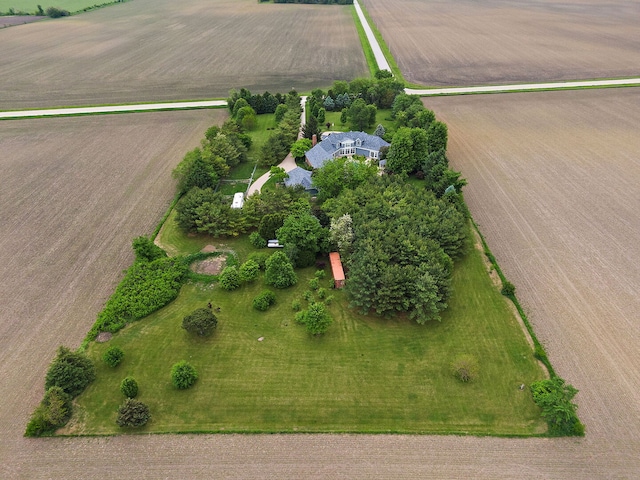 10731 Somonauk Rd, Hinckley, IL 60520 - aerial overview of property's location featuring rural landscape and rows of crops