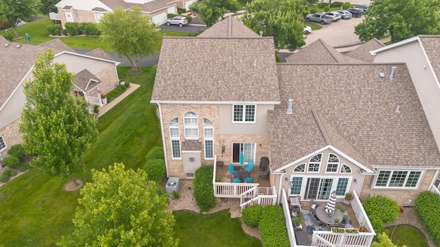 18120 Waterside Cir Unit 18120, Orland Park, IL 60467 - aerial perspective of suburban area