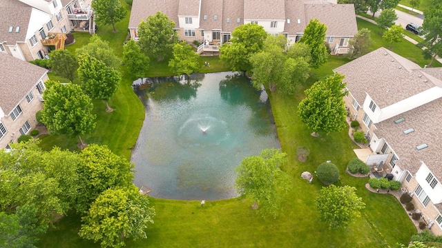 18120 Waterside Cir Unit 18120, Orland Park, IL 60467 - aerial view of residential area featuring a large body of water