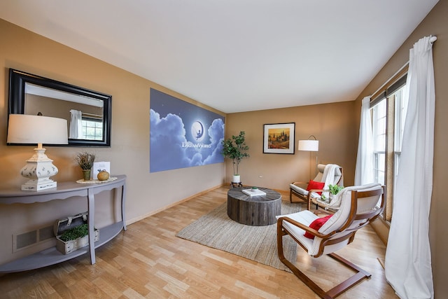 1068 Big Eagle Trl, Carol Stream, IL 60188 - sitting room with wood finished floors and baseboards