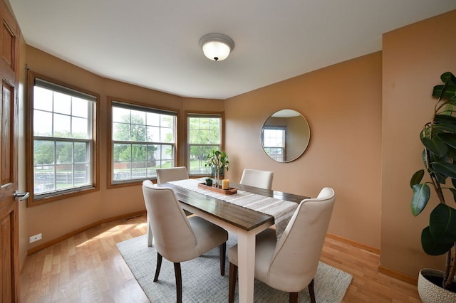 1068 Big Eagle Trl, Carol Stream, IL 60188 - dining space featuring baseboards and light wood-type flooring