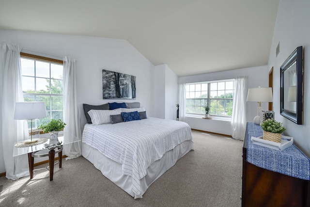 1068 Big Eagle Trl, Carol Stream, IL 60188 - carpeted bedroom featuring vaulted ceiling